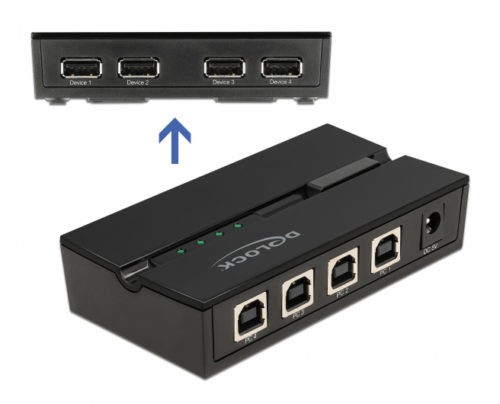 DELOCK USB Type B switch 11494 σε USB