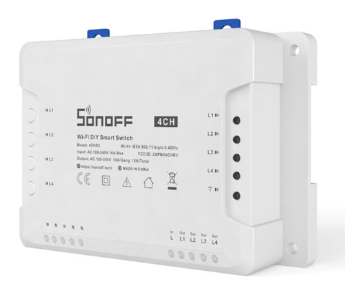 SONOFF Smart Διακόπτης WiFi 4CH R3