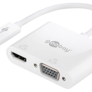 GOOBAY αντάπτορας USB-C σε HDMI & VGA 52430