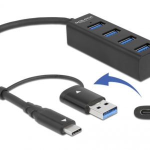 DELOCK USB hub 63828