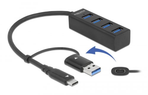 DELOCK USB hub 63828