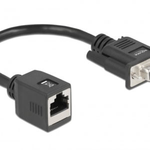 DELOCK αντάπτορας από serial DB9 RS-232 σε RJ45