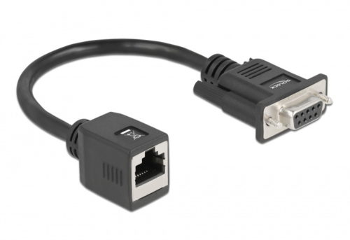 DELOCK αντάπτορας από serial DB9 RS-232 σε RJ45