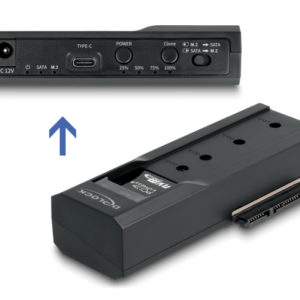 DELOCK docking station 64252 για M.2 NVMe/SATA SSD & HDD