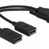 DELOCK αντάπτορας DMS-59 σε 2x DisplayPort 65354