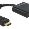 DELOCK αντάπτορας HDMI σε VGA 65512