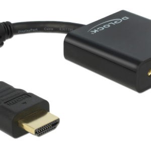 DELOCK αντάπτορας HDMI σε VGA 65512