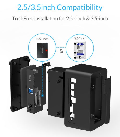 2.5/3.5" HDD/SSD