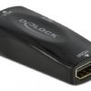 DELOCK αντάπτορας HDMI σε VGA 66560