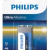 PHILIPS Ultra αλκαλική μπαταρία 6LR61E1B/10