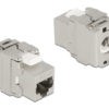 DELOCK keystone module RJ45 σε LSA 180° 87036