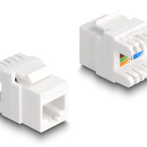 DELOCK keystone module RJ45 σε LSA Cat.6A 88131