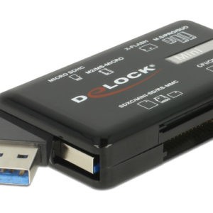 DELOCK USB 3.2 card reader 91758 για CF/SD/Micro SD/MS/M2/xD