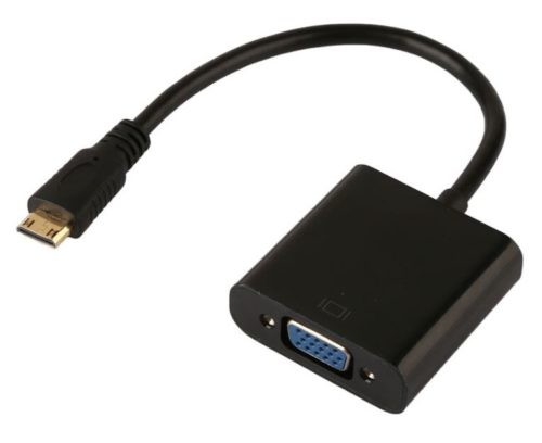 POWERTECH αντάπτορας mini HDMI σε VGA CAB-H031