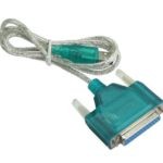 POWERTECH καλώδιο USB 2.0 σε RS232 25pin (F)