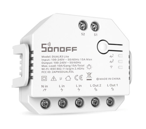 SONOFF smart διακόπτης DUALR3 Lite