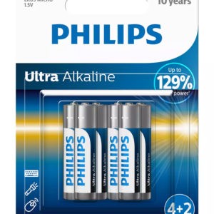 PHILIPS Ultra αλκαλικές μπαταρίες LR03E6BP/10