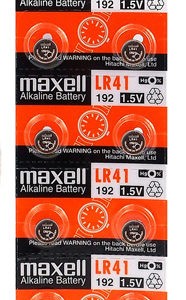 MAXELL αλκαλικές μπαταρίες LR41