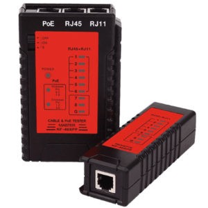 NOYAFA tester καλωδίων δικτύου NF-468PF για PoE RJ45 & RJ11