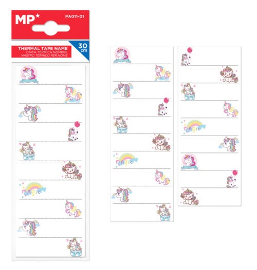 MP θερμοκολλητικές ετικέτες ρούχων unicorn PA011-01