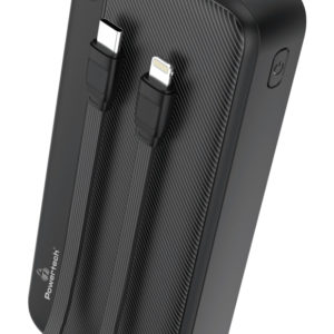 POWERTECH power bank με καλώδια και οθόνη PT-1064 20000mAh