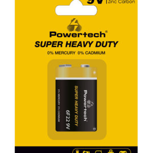 POWERTECH μπαταρία Zinc Carbon Super Heavy Duty PT-1220