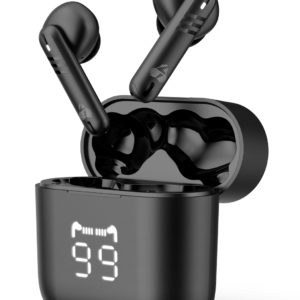 POWERTECH earphones με θήκη φόρτισης PT-1227