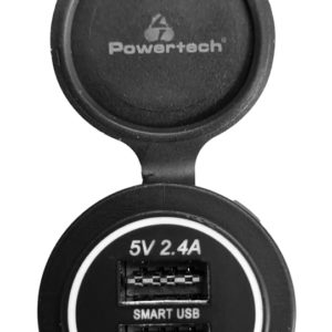 POWERTECH πρίζα USB για σκάφη & οχήματα PTL-003