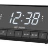 HYUNDAI επιτραπέζιο ρολόι & ραδιόφωνο RAC341PLLBW με ξυπνητήρι