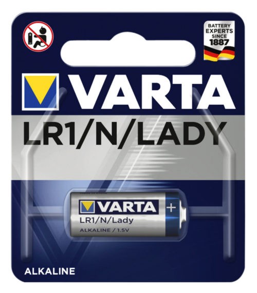 VARTA αλκαλική μπαταρία LADY LR1 N