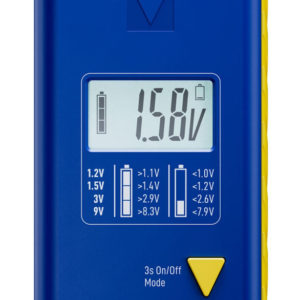 VARTA ψηφιακό tester μπαταρίας 75305 για 9V/AAA//AA/C/D/button cells