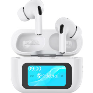 CELEBRAT earphones με θήκη φόρτισης W63