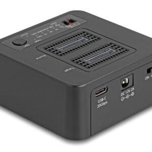 DELOCK docking station 64300 για 2x M.2 NVMe SSD
