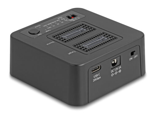 DELOCK docking station 64300 για 2x M.2 NVMe SSD