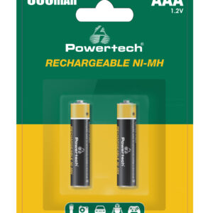 POWERTECH επαναφορτιζόμενες μπαταρίες NI-MH PT-1403