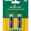 POWERTECH επαναφορτιζόμενες μπαταρίες NI-MH PT-1404