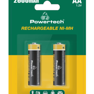 POWERTECH επαναφορτιζόμενες μπαταρίες NI-MH PT-1404