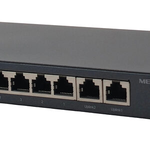 8x 10/100/1000Mbps PoE+