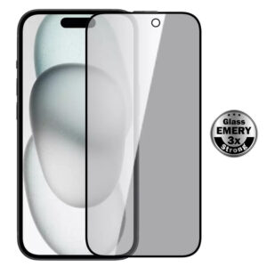 POWERTECH tempered glass Emery Private 5D TGC-0770 για iPhone 15 Pro