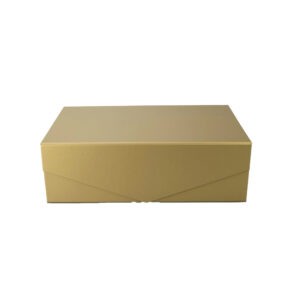 ΧΑΡΤΙΝΟ ΣΚΛΗΡΟ ΚΟΥΤΙ ΔΩΡΟΥ ΜΑΓΝΗΤΙΚΟ 35x23x10cm ΧΡΥΣΟ