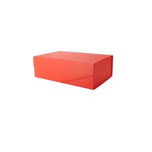 ΧΑΡΤΙΝΟ ΣΚΛΗΡΟ ΚΟΥΤΙ ΔΩΡΟΥ ΜΑΓΝΗΤΙΚΟ 23x15x10cm ΚΟΚΚΙΝΟ