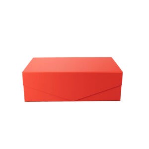 ΧΑΡΤΙΝΟ ΣΚΛΗΡΟ ΚΟΥΤΙ ΔΩΡΟΥ ΜΑΓΝΗΤΙΚΟ 31x20x10cm ΚΟΚΚΙΝΟ