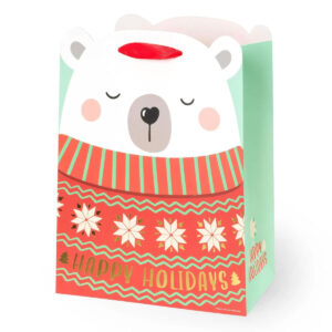 ΤΣΑΝΤΑ ΔΩΡΟΥ ΧΑΡΤΙΝΗ CHRISTMAS POLAR BEAR LEGAMI GB0636