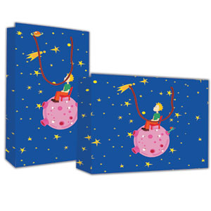 ΧΑΡΤΙΝΗ ΤΣΑΝΤΑ ΠΑΙΔΙ ΣΤΟ ΔΙΑΣΤΗΜΑ large