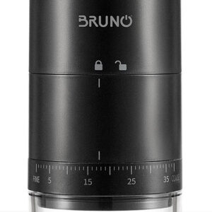 BRUNO BRN-0256 Ηλεκτρικός Μύλος Καφέ επαναφορτιζόμενος με 39 επίπεδα άλεσης
