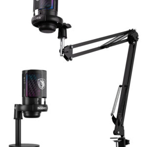 SADES gaming μικρόφωνο TYTO με βάση γραφείου & επιτραπέζια