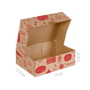 ΚΟΥΤΙ ΚΡΑΦΤ COURIER CHRISTMAS 17x12,5x5,5cm ΣΕΤ/10