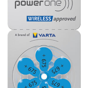 POWER ONE μπαταρίες ακουστικών βαρηκοΐας P675