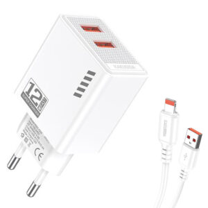 KAKUSIGA φορτιστής τοίχου KSC-1238 με καλώδιο Lightning