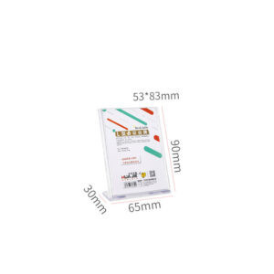 ΚΟΡΝΙΖΑΚΙΑ ΔΙΑΦΑΝΑ ΚΑΘΕΤΑ "L" 65x85mm